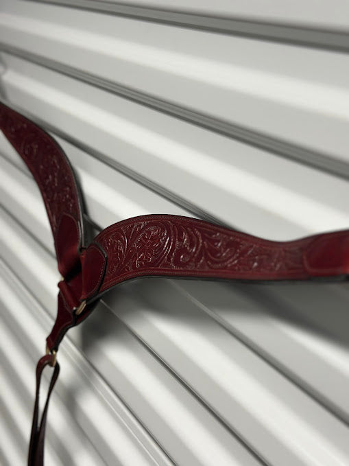 Hidalgo Custom Breast Collar--Western, Tooled