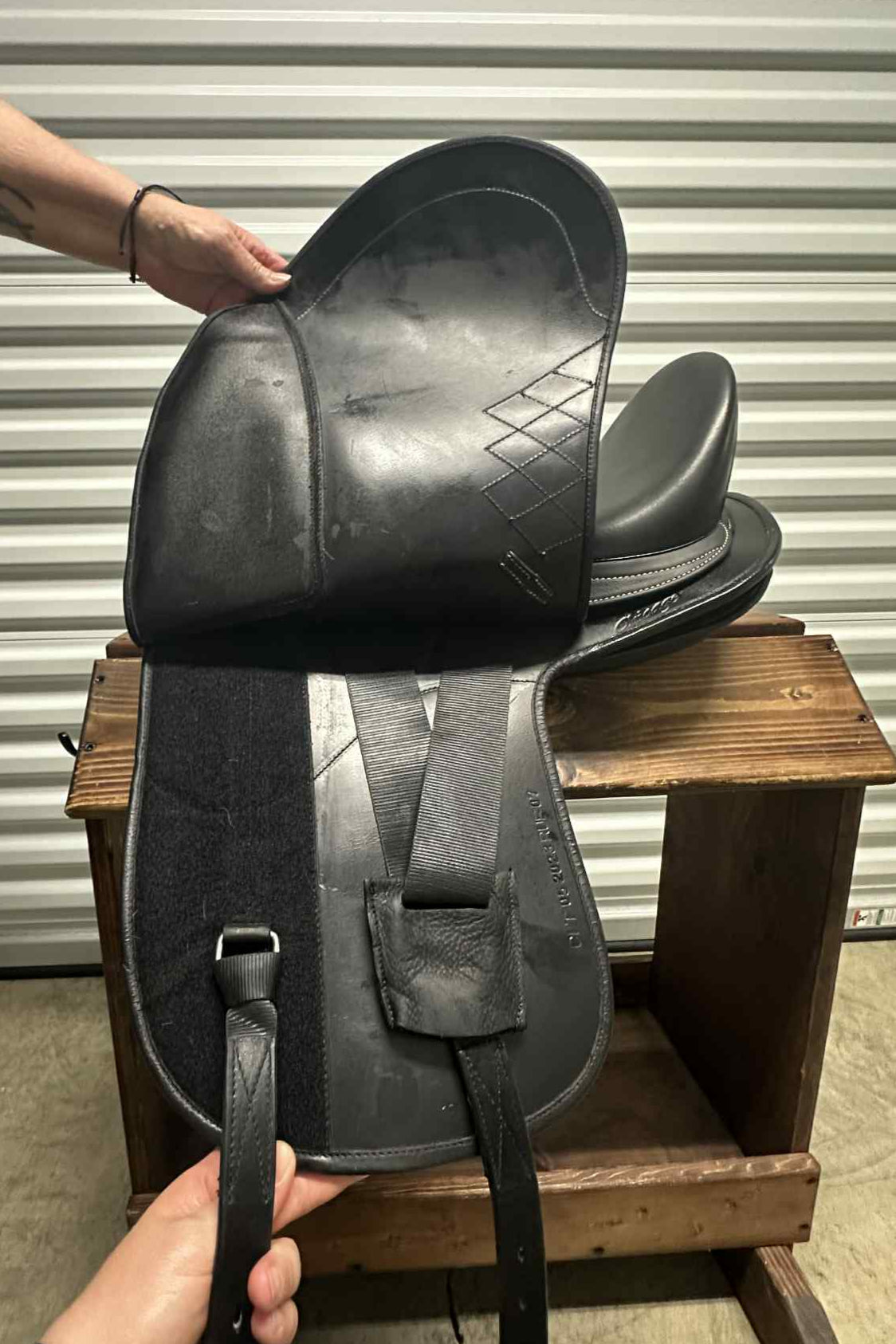 Chicago, Standard tree, 17", black with croc