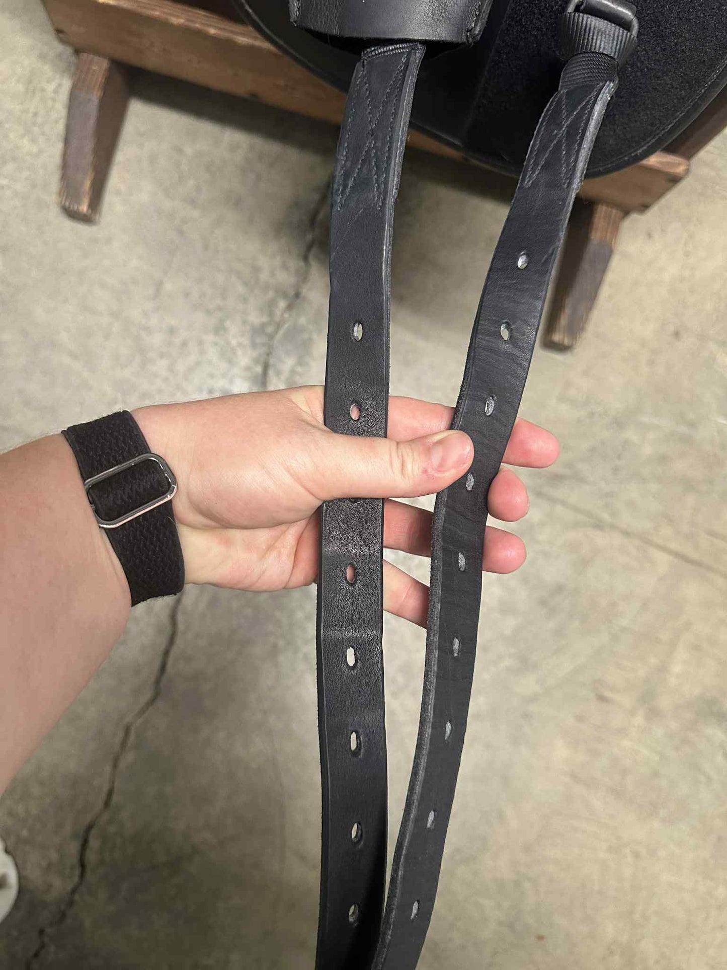 Chicago, Standard tree, 17", black with croc