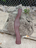NEW Brown Leather Curved Dressage Girth 36"