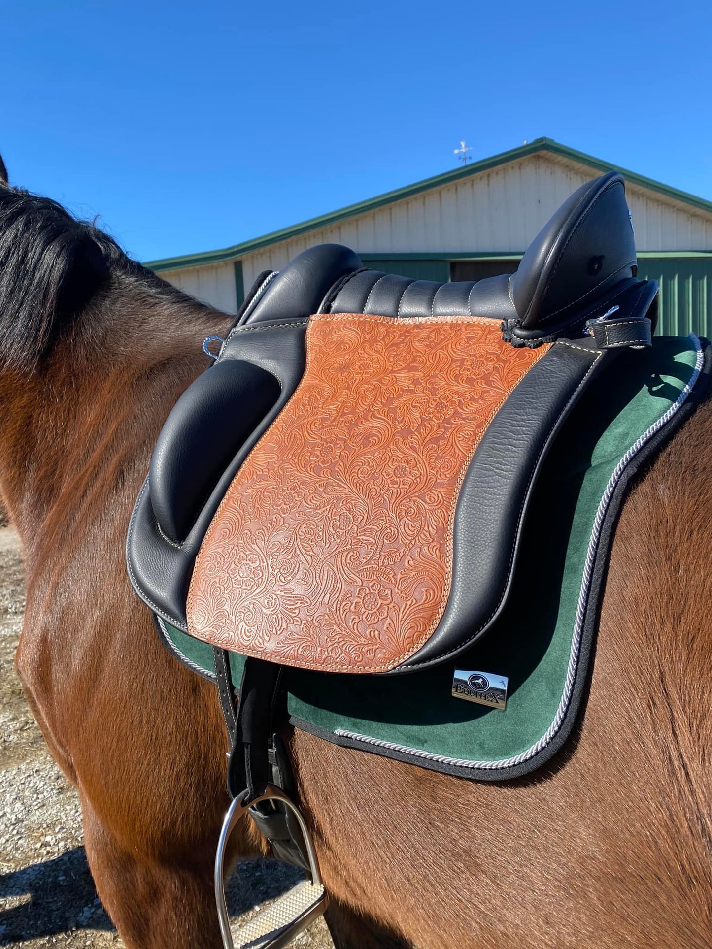 Barely Used Equitex Dressage Spanish Velvet Pad