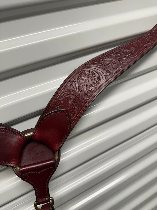 Hidalgo Custom Breast Collar--Western, Tooled