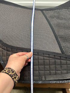 Sanlucar, Standard Tree, Black suede w/natural tooling